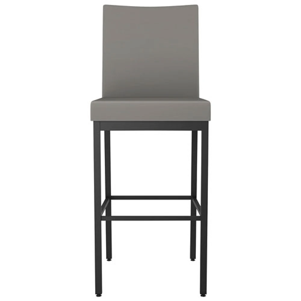 Perry Traditional Bar Height Barstool - Taupe Grey/Black
