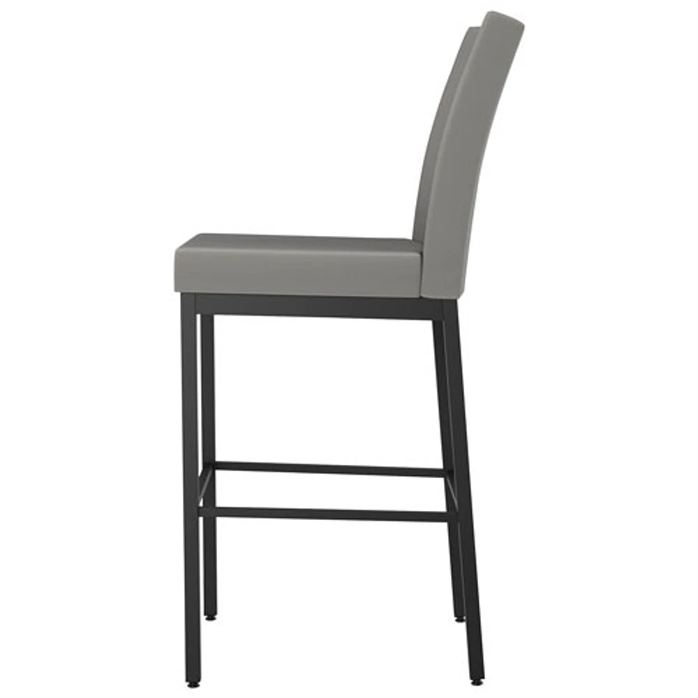 Perry Traditional Bar Height Barstool - Taupe Grey/Black