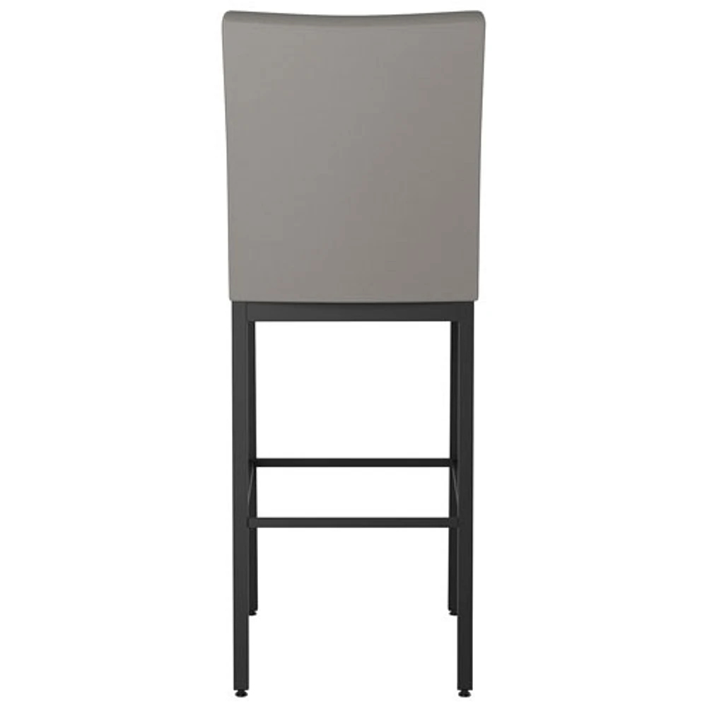 Perry Traditional Bar Height Barstool - Taupe Grey/Black