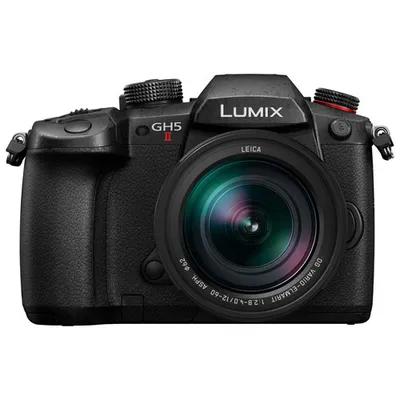 LUMIX DCGH5M2LK 20.3MP Mirrorless Camera with 12-60mm Lens Kit - Black