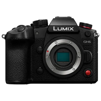 LUMIX DCGH6 25.2MP Mirrorless Camera (Body Only)