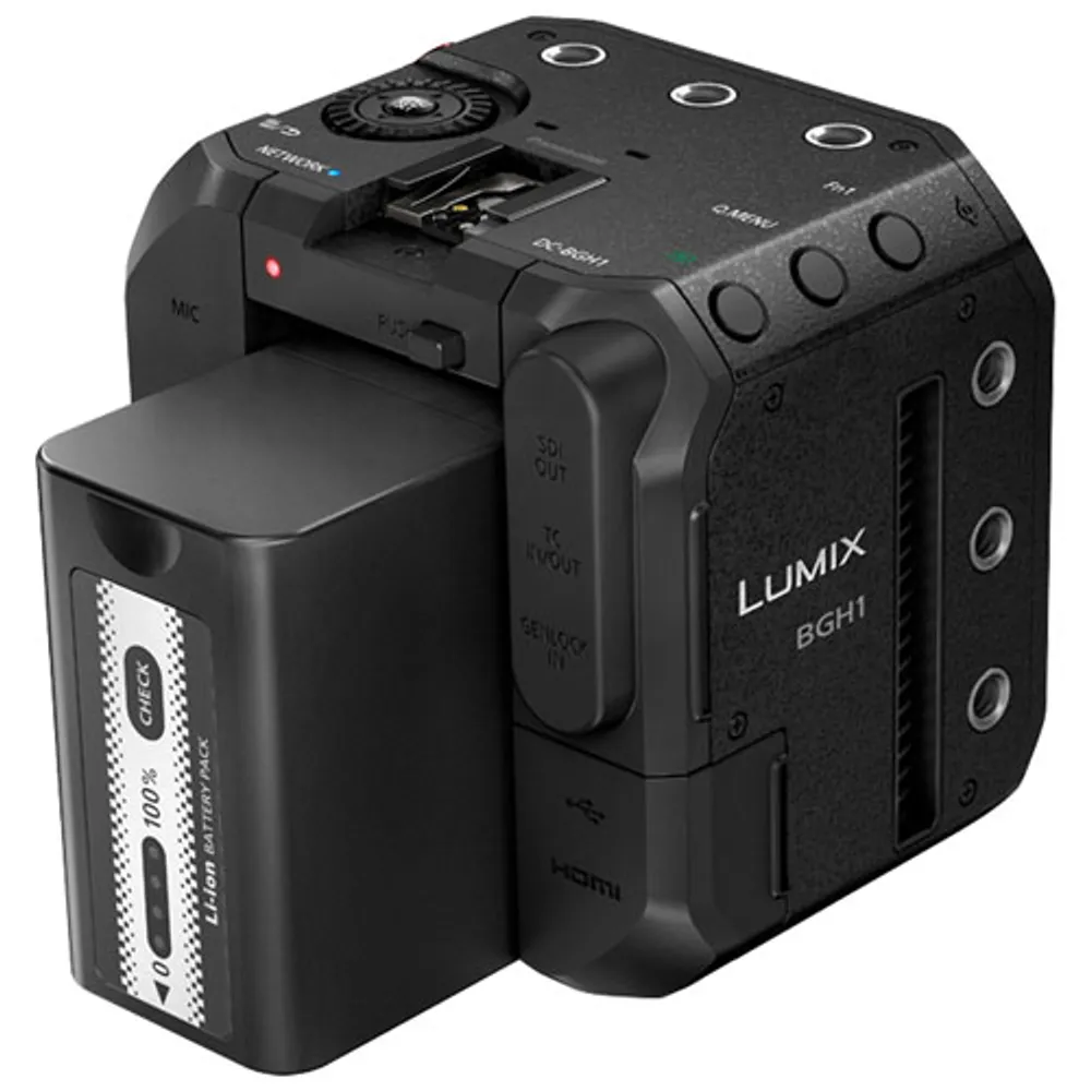 LUMIX Box-Style DCBGH1 10.2MP Mirrorless Cinema Camera (Body Only)