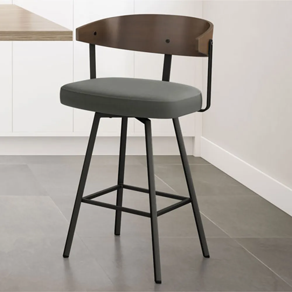 Quinton Contemporary Counter Height Barstool