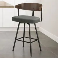 Quinton Contemporary Counter Height Barstool