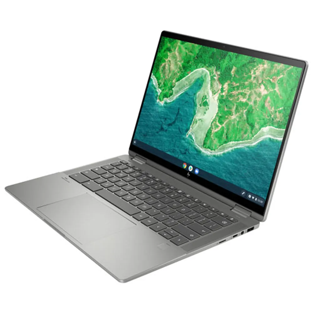 HP x360 14" Touchscreen 2-in-1 Chromebook - Silver (Intel Core i3-1215U/256GB SSD/8GB RAM/Chrome OS)