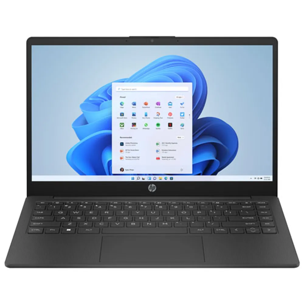 HP 14" Laptop w/ 1 year of Microsoft 365 - Jet Black (AMD Athlon/128GB SSD/4GB RAM)