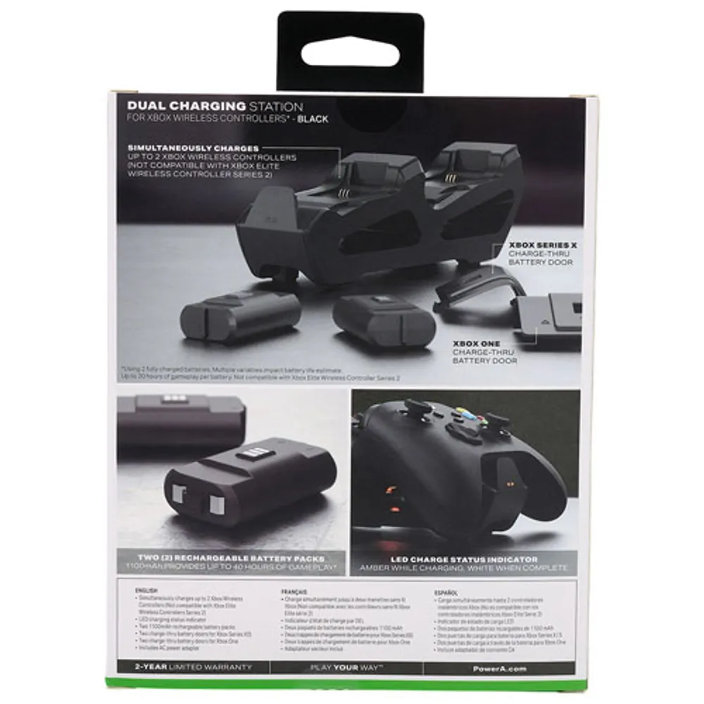 PowerA Dual Charging Station for Xbox Series X|S / Xbox One - Black