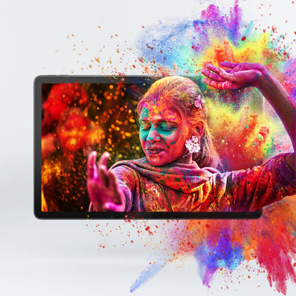 Tablette Tab P11 11 po 128 Go Android 12L de Lenovo à processeur octocoeur MediaTek Helio G99 - Gris tempête - Exclusivité Best Buy