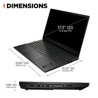 HP OMEN 17" Gaming Laptop - Shadow Black (Intel Core i9 13900HX/2TB SSD/32GB RAM/GeForce RTX 4090 /Win 11)