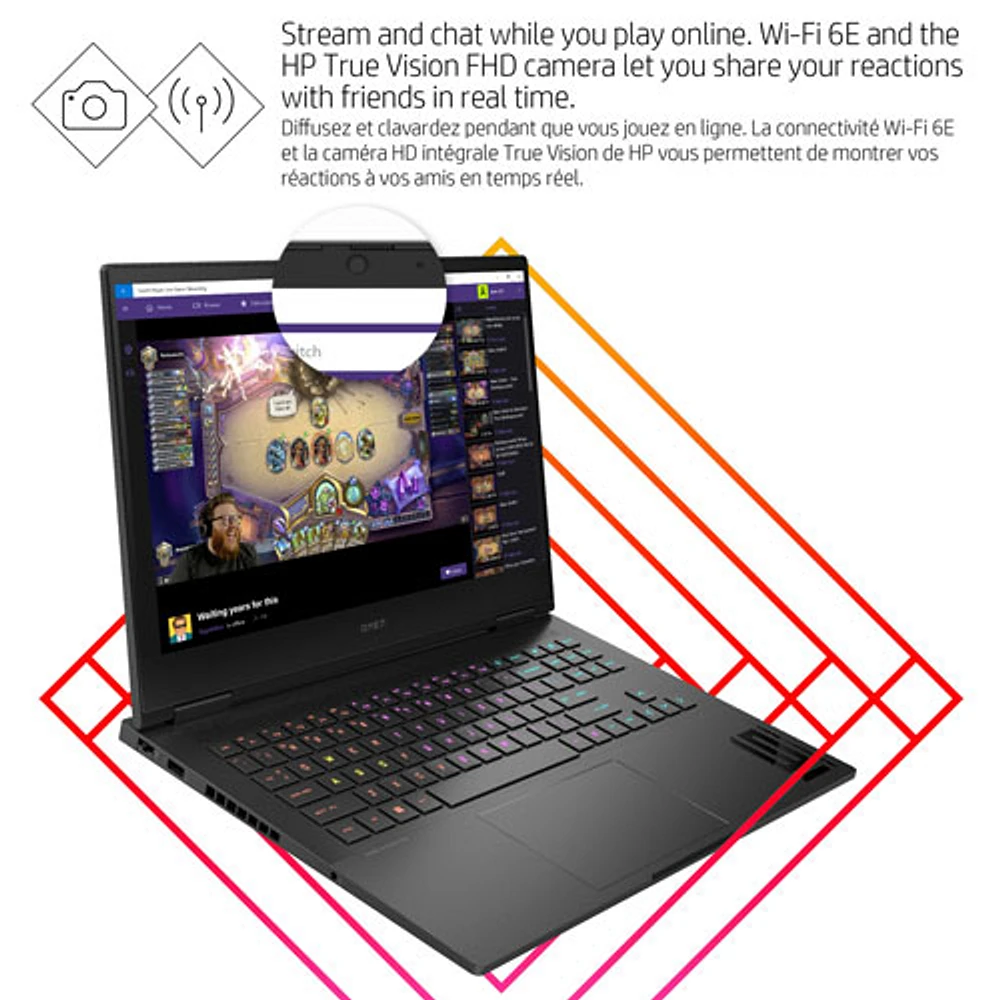 HP OMEN 16" Gaming Laptop - Shadow Black (AMD Ryzen 7 7840HS/1TB SSD/16GB RAM/GeForce RTX 4060/Win11)