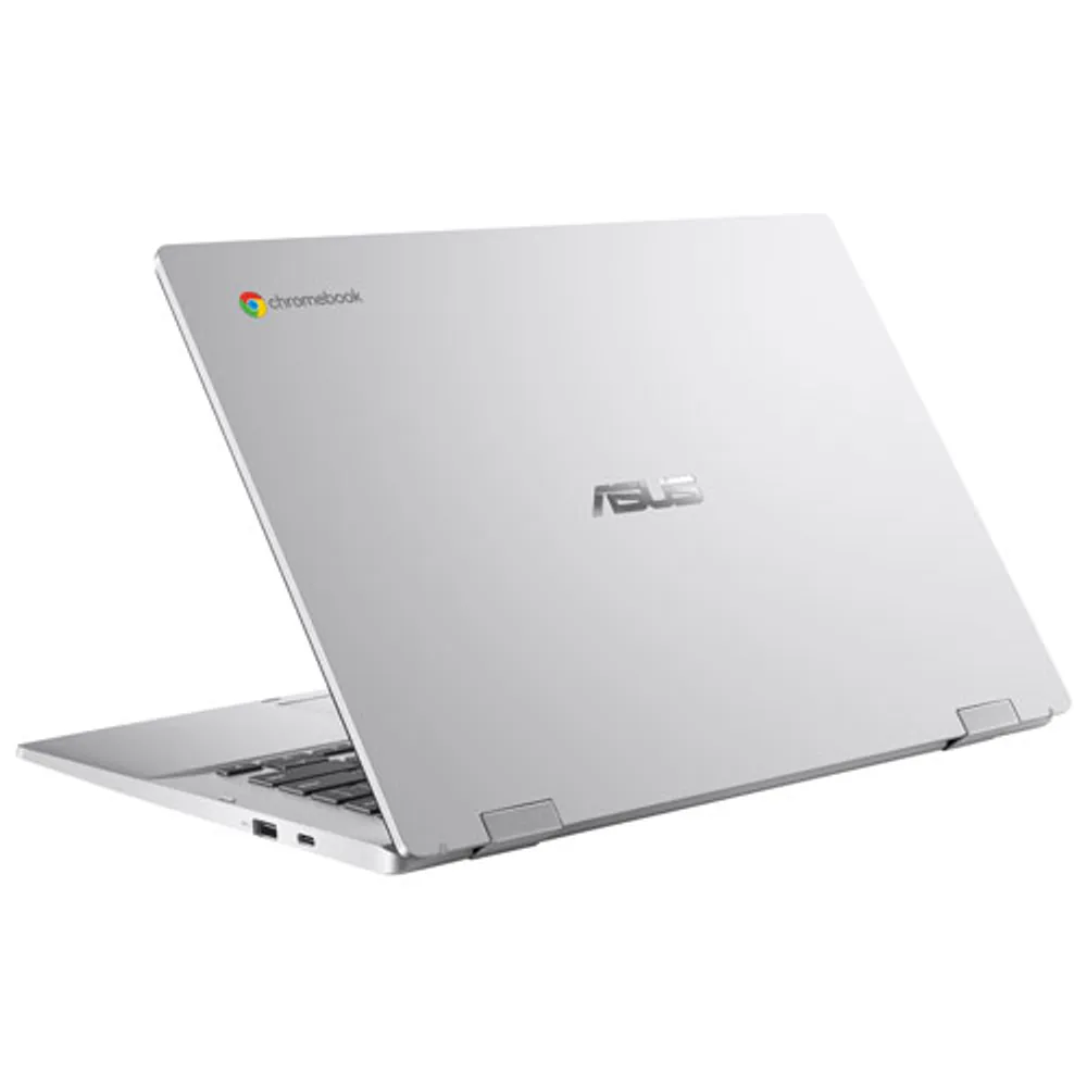 ASUS CX1 14" Chromebook - Transparent Silver (Intel Celeron N4500/64GB eMMc/8GB RAM/ChromeOS)