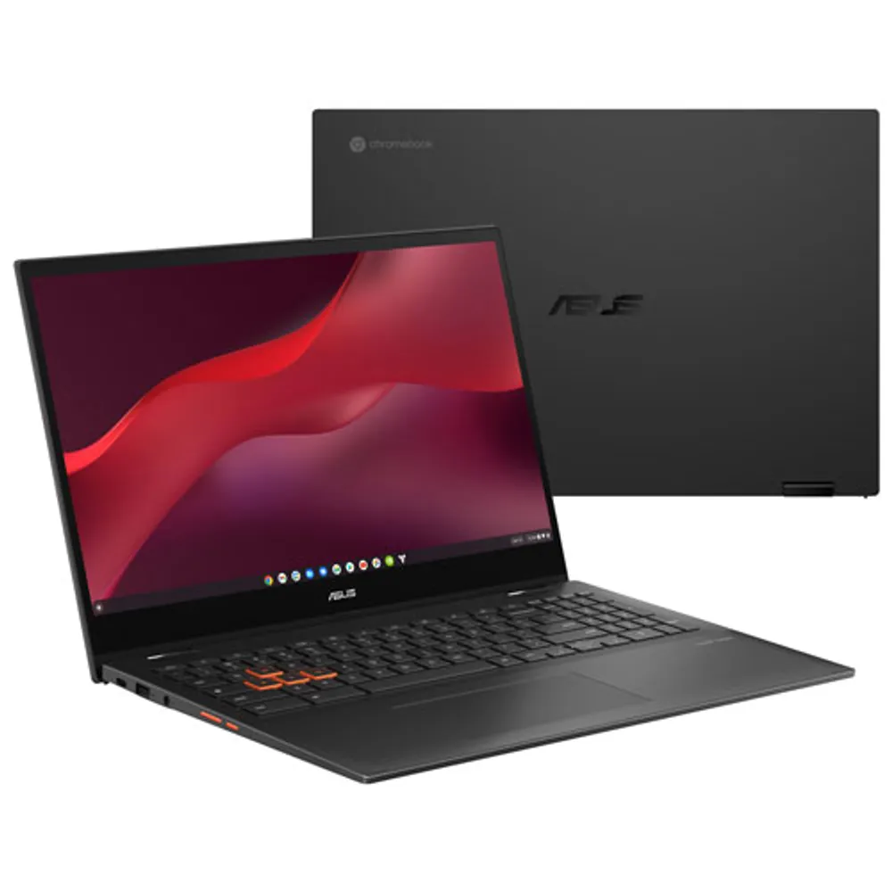 ASUS Vibe CX55 Flip 15.6" Touchscreen Chromebook - Mineral Grey (Intel Core i31115G4/128GB eMMc/8GB RAM/Chrome OS)