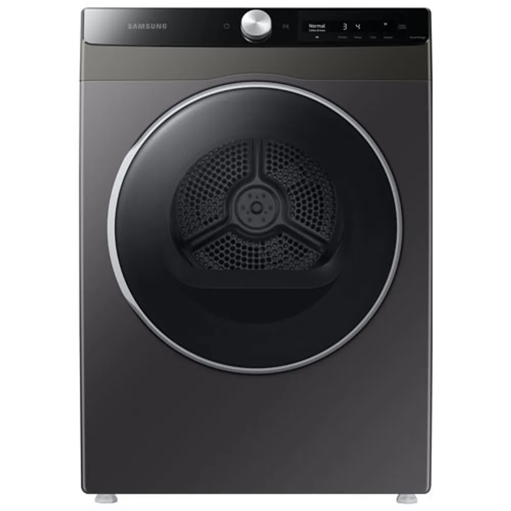 Open Box - Samsung 4.0 Cu. Ft. Compact Electric Dryer (DV25B6900EX/AC) - Inox Grey