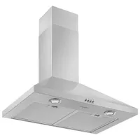 Open Box - Whirlpool 30" Wall Mount Range Hood (WVW73UC0LS) - Stainless Steel - Perfect Condition