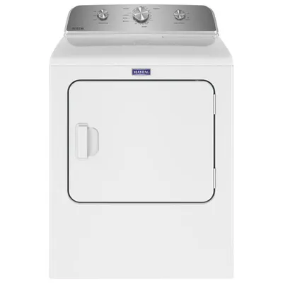 Boîte ouverte - Sécheuse électrique de 7 pi³ de Maytag (YMED4500MW) - Blanc - Parfait état