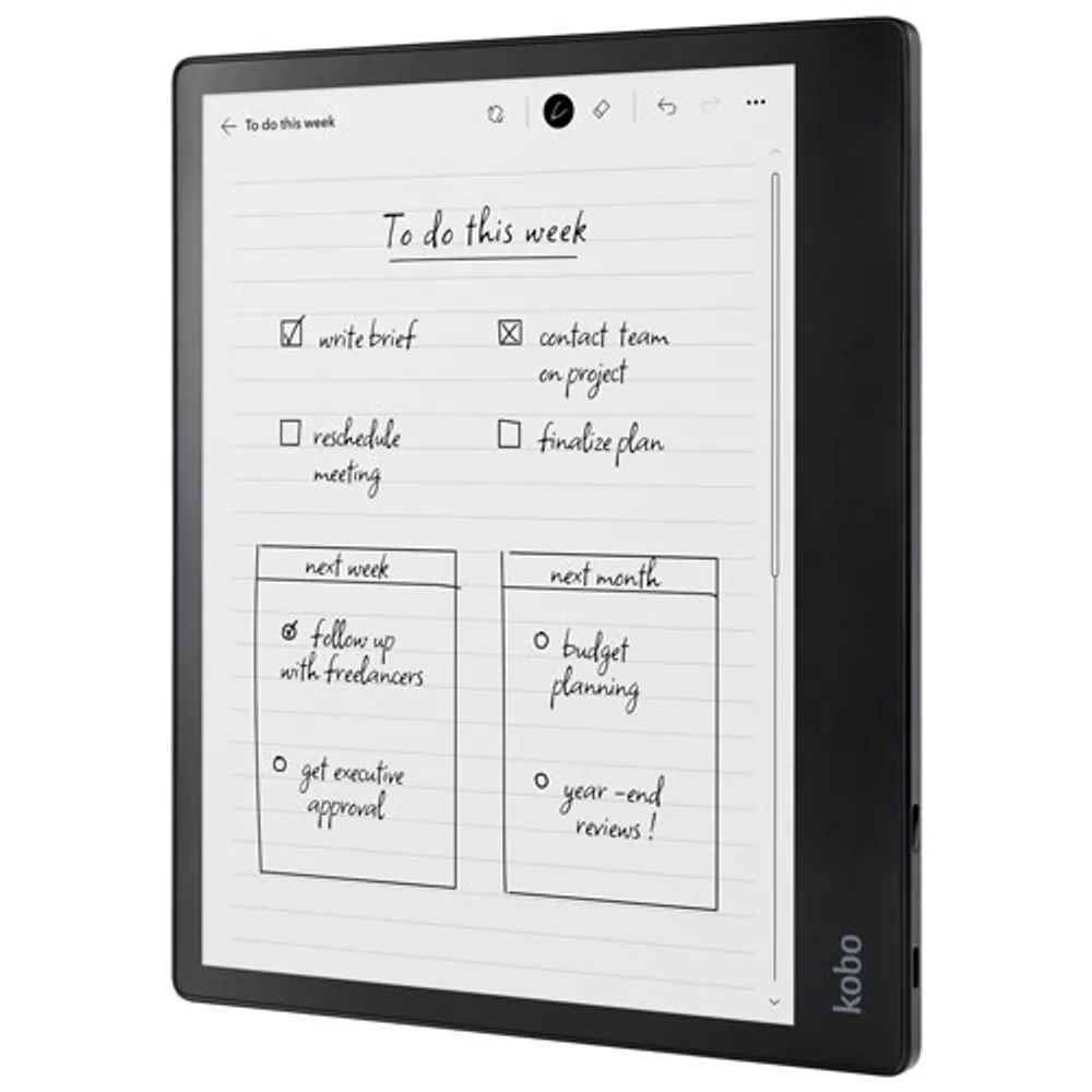 Liseuse numérique 10,3 po Elipsa 2E de Kobo avec Stylus 2