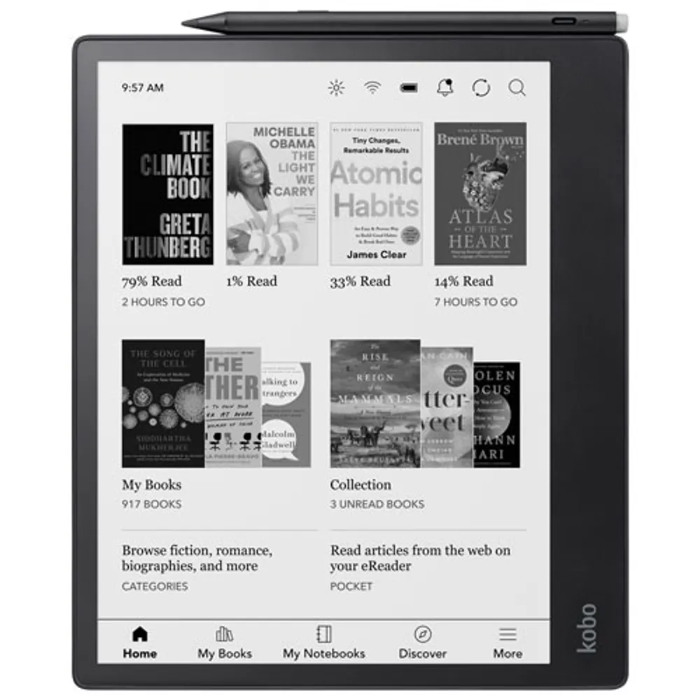 Liseuse numérique 10,3 po Elipsa 2E de Kobo avec Stylus 2