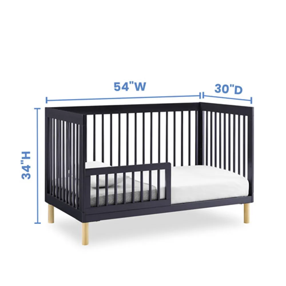 Delta Children Austin 4-in-1 Convertible Crib - Midnight Grey