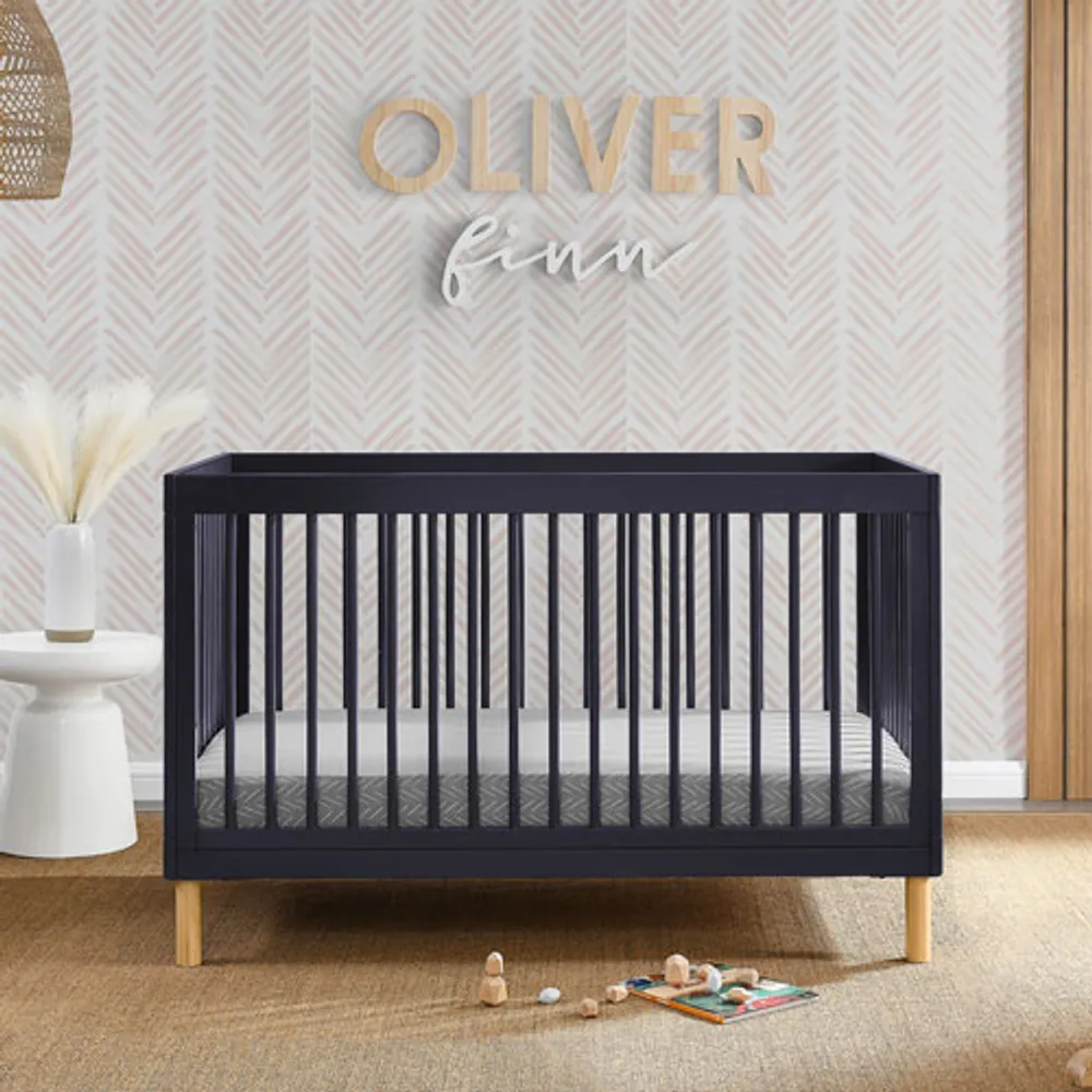 Delta Children Austin 4-in-1 Convertible Crib - Midnight Grey