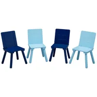 Ensemble 5 pièces avec table et chaises pour enfants de Delta Children - Gris/Bleu