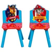 PAW Patrol 3-Piece Kids Table & Chair Set with Storage - Blue