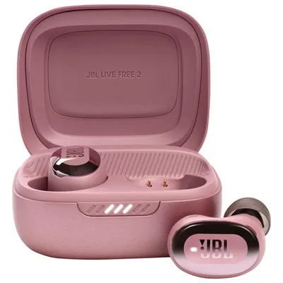 JBL Live Free 2 In-Ear Noise Cancelling True Wireless Earbuds - Pink