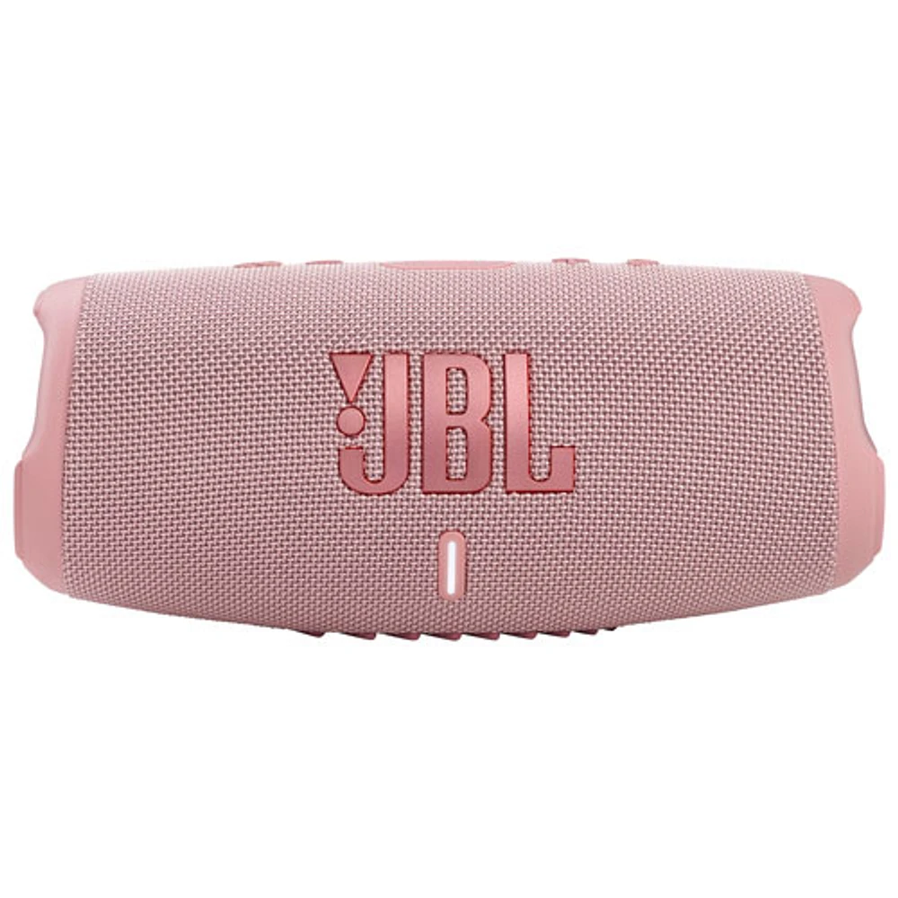 Haut-parleur sans fil Bluetooth étanche Charge 5 de JBL - Rose