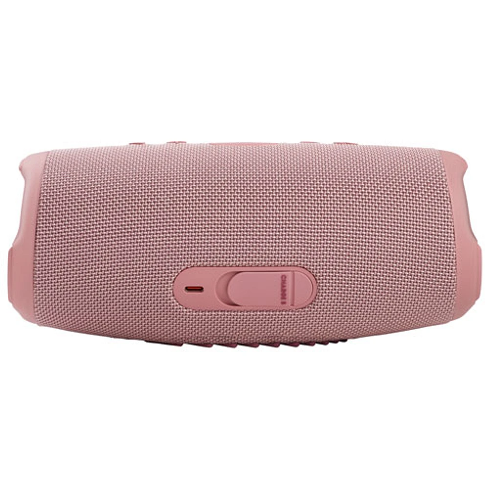 Haut-parleur sans fil Bluetooth étanche Charge 5 de JBL - Rose