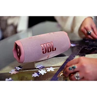 JBL Charge 5 Waterproof Bluetooth Wireless Speaker - Pink