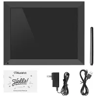 Aluratek 15" Wi-Fi Digital Photo Frame with Touch Screen (AWS215F) - Black