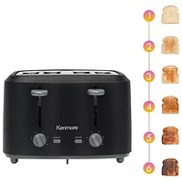 Kenmore Toaster - 4-Slice - Black