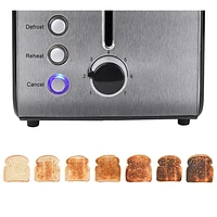 Total Chef Toaster - 2-Slice - Silver/Stainless Steel