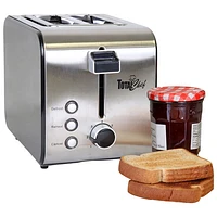 Total Chef Toaster - 2-Slice - Silver/Stainless Steel