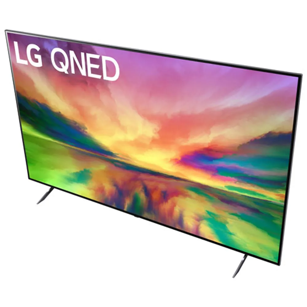 Téléviseur intelligent webOS QNED HDR UHD 4K de 75 po de LG (75QNED80URA) - 2023 - Bleu cendré