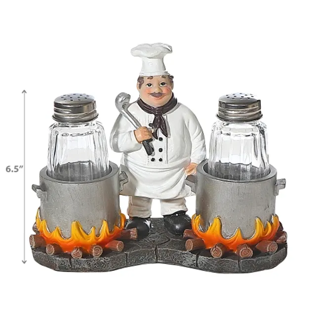 Gourmet - Light Bulb Shaped Salt and Pepper Shaker Set, Made of Glass