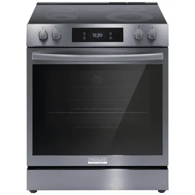 Frigidaire Gallery 30" 6.2 Cu. Ft. True Convection Electric Air Fry Range (GCFE306CBD) -Stainless Steel