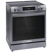 Frigidaire Gallery 30" 6.2 Cu. Ft. True Convection Electric Air Fry Range (GCFE306CBD) -Stainless Steel