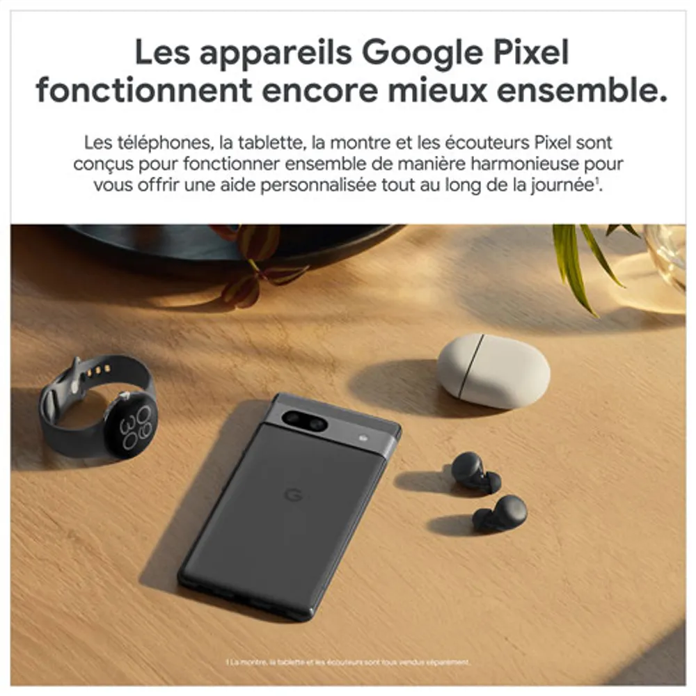 Pixel 7a de 128 Go de Google avec TELUS - Mer - Financement mensuel