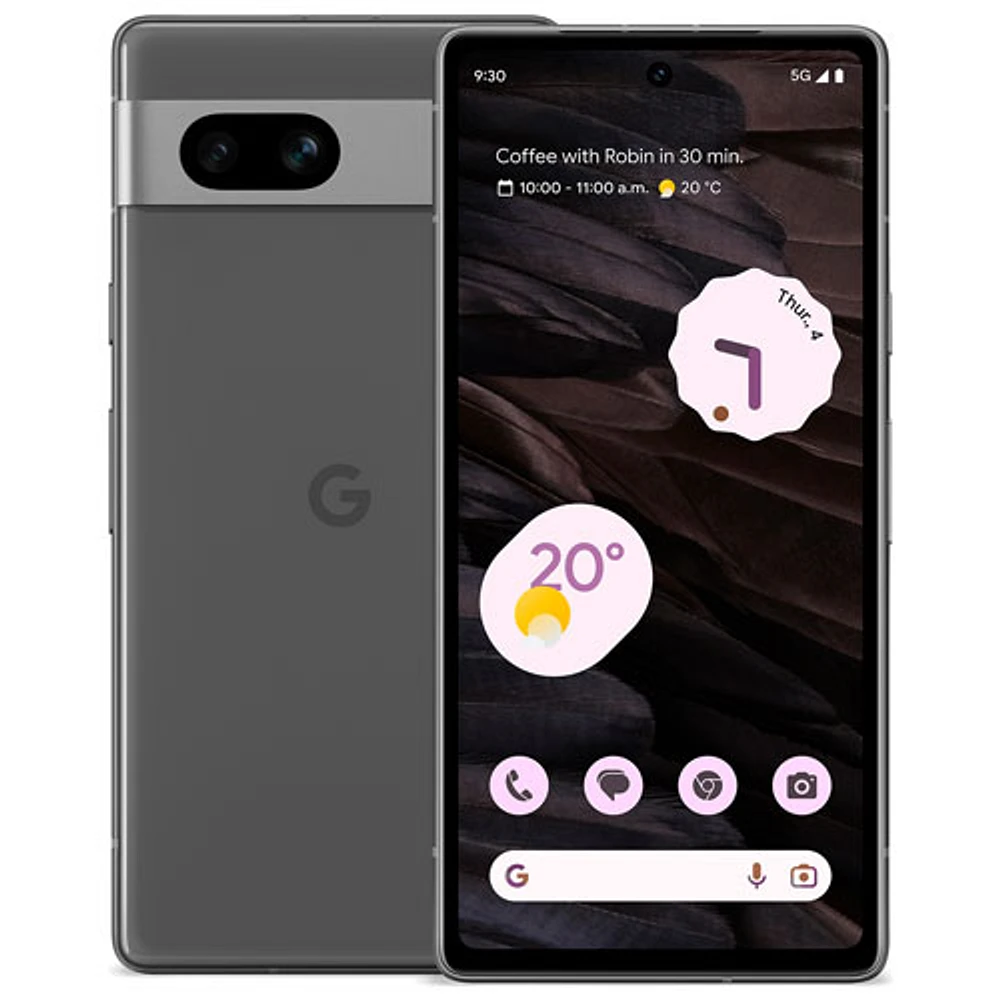 Pixel 7a de 128 Go de Google avec Freedom Mobile - Anthracite - Paiement Balance mensuel