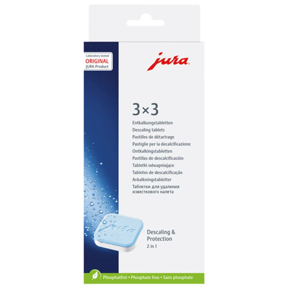 Jura 2-Phase Descaling & Protection Tablets - 3-Pack