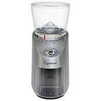 Capresso Infinity Conical Burr Grinder - Die-cast Silver