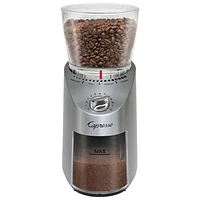 Capresso Infinity Conical Burr Grinder - Die-cast Silver