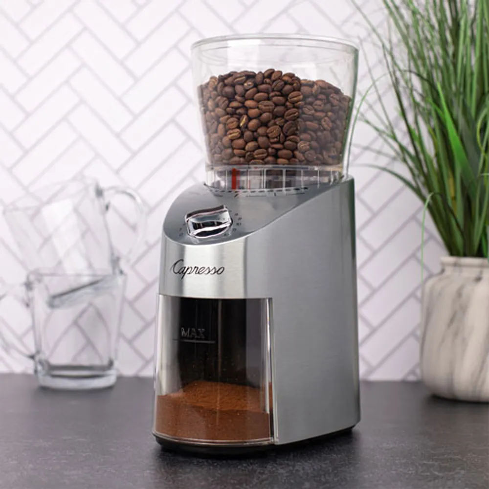 Capresso Die Cast Infinity Plus Conical Burr Grinder