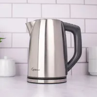 Capresso H2O Steel PLUS Electric Kettle - 1.7L - Stainless Steel/Black