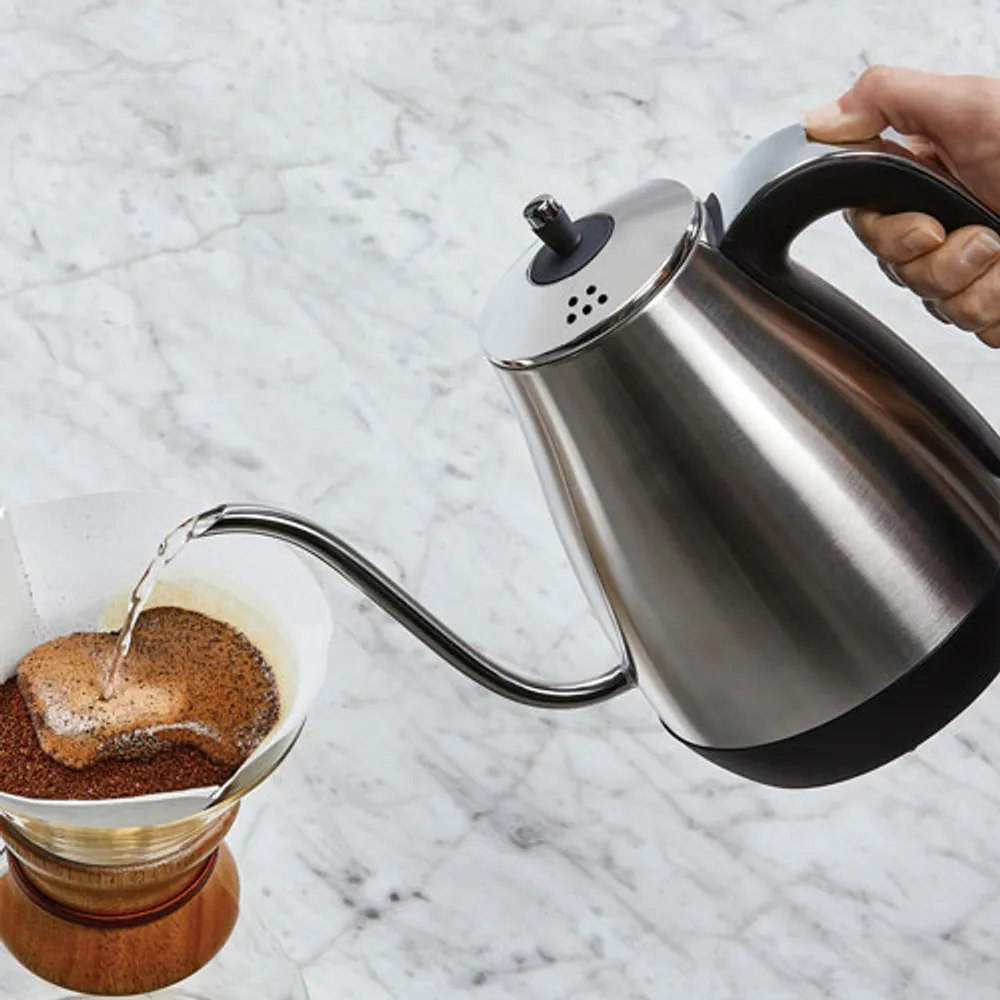 Capresso Pour-Over Electric Kettle - 1.2L - Stainless Steel/Black