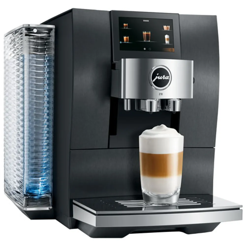 Jura Z10 Automatic Espresso Machine with Frother & Coffee Grinder - Black