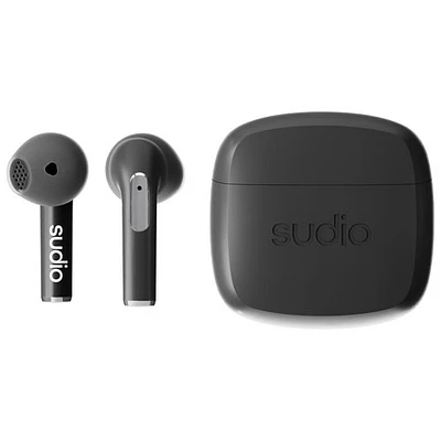 Écouteurs boutons 100 % sans fil N2 de Sudio Audio - Noir