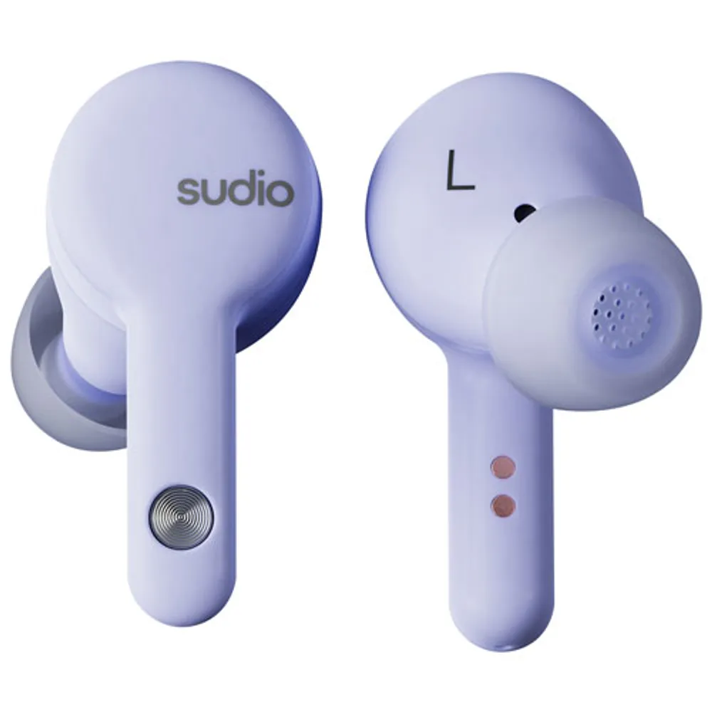 Sudio Audio A2 In-Ear Noise Cancelling True Wireless Earbuds - Purple