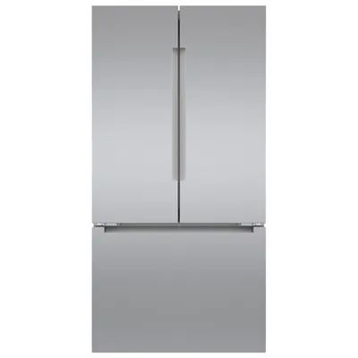 Bosch 36" 20.8 Cu. Ft. French Door Refrigerator with Water & Ice Dispenser (B36CT81ENS) - Stainless Steel