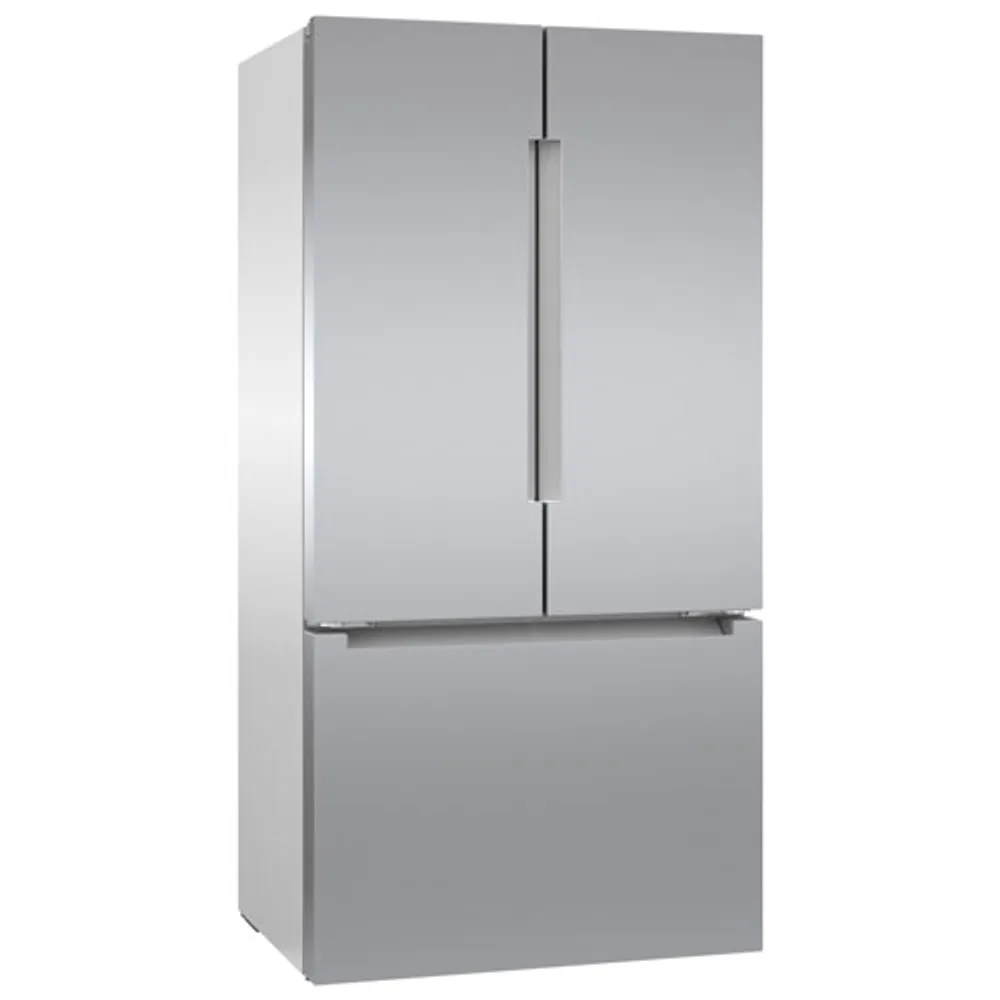 Bosch 36" 20.8 Cu. Ft. French Door Refrigerator with Water & Ice Dispenser (B36CT81ENS) - Stainless Steel